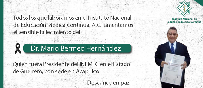 Esquela: Dr. Mario Bermeo Hernández